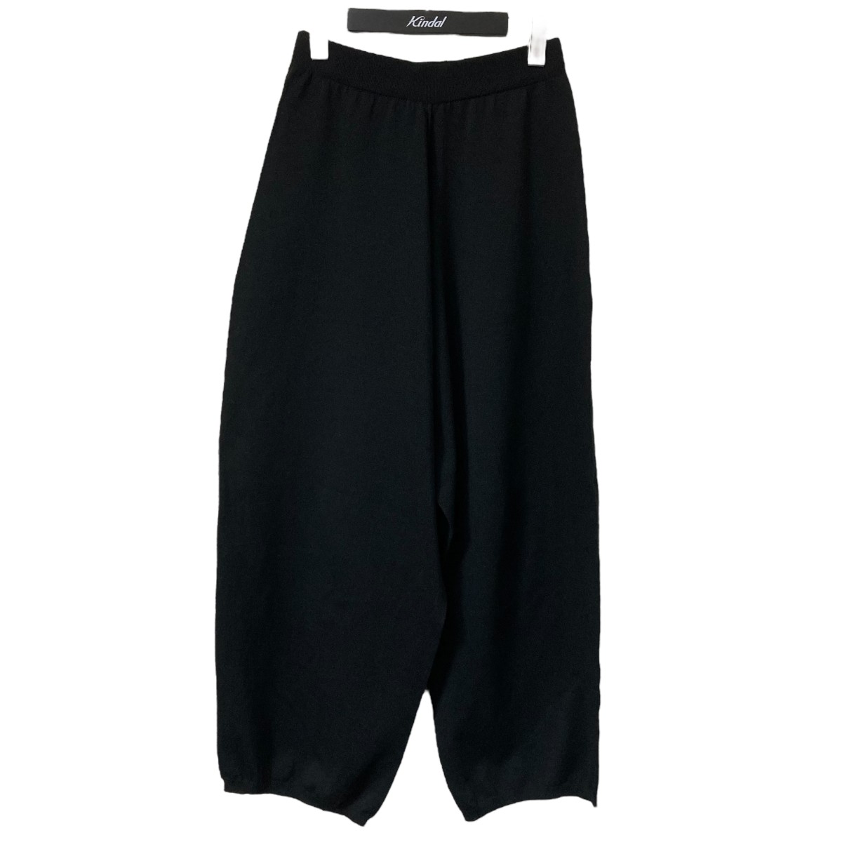 【中古】FRAMeWORK　25SS ウォッシャブルニットパンツ 25030220328020 ブラック サイズ：38 【251025】..