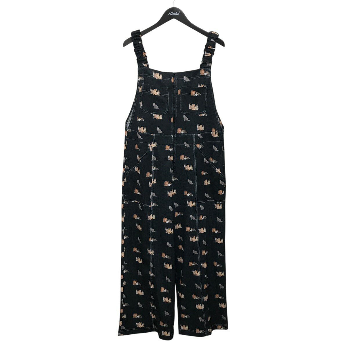 【中古】Candy Stripper　猫 オールインワン 1231704 ブラック サイズ：2 【261025】（キャンディース..