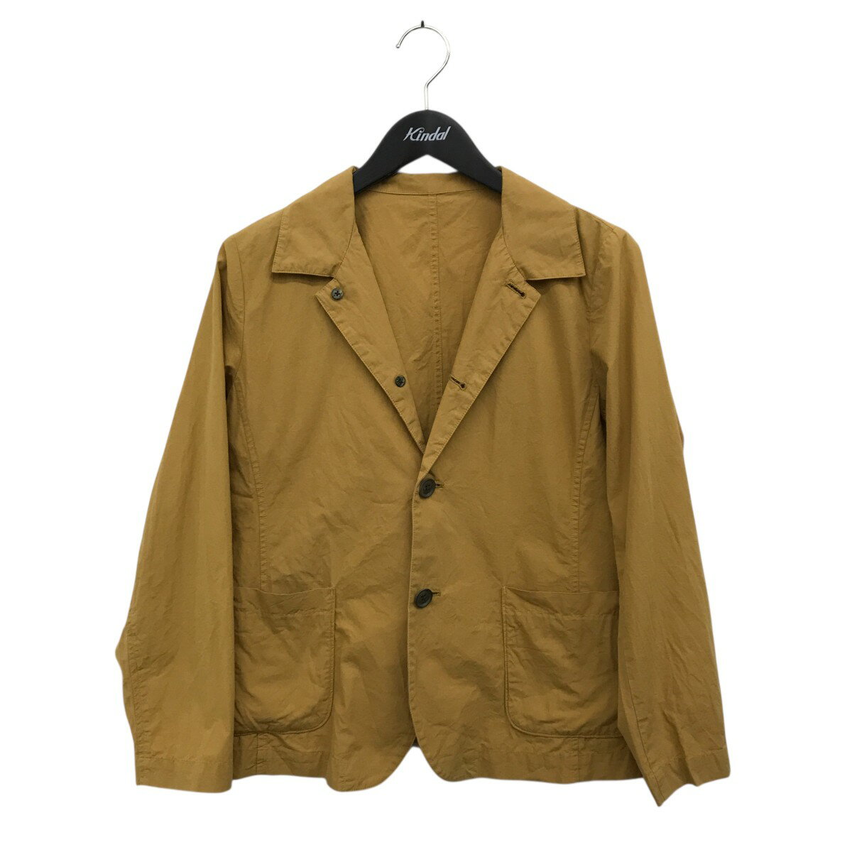 【中古】RINEN　オーガニック平織 テーラードジャケット イエロー サイズ：1 【261025】（リネン）