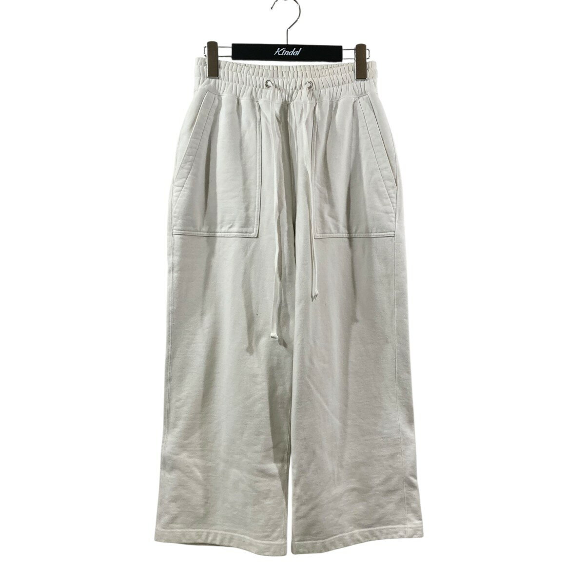 【中古】RAINMAKER　SWEAT WIDE PANTS スウェットパンツ RM221-018 ホワイト サイズ：1 【261025】（レ..