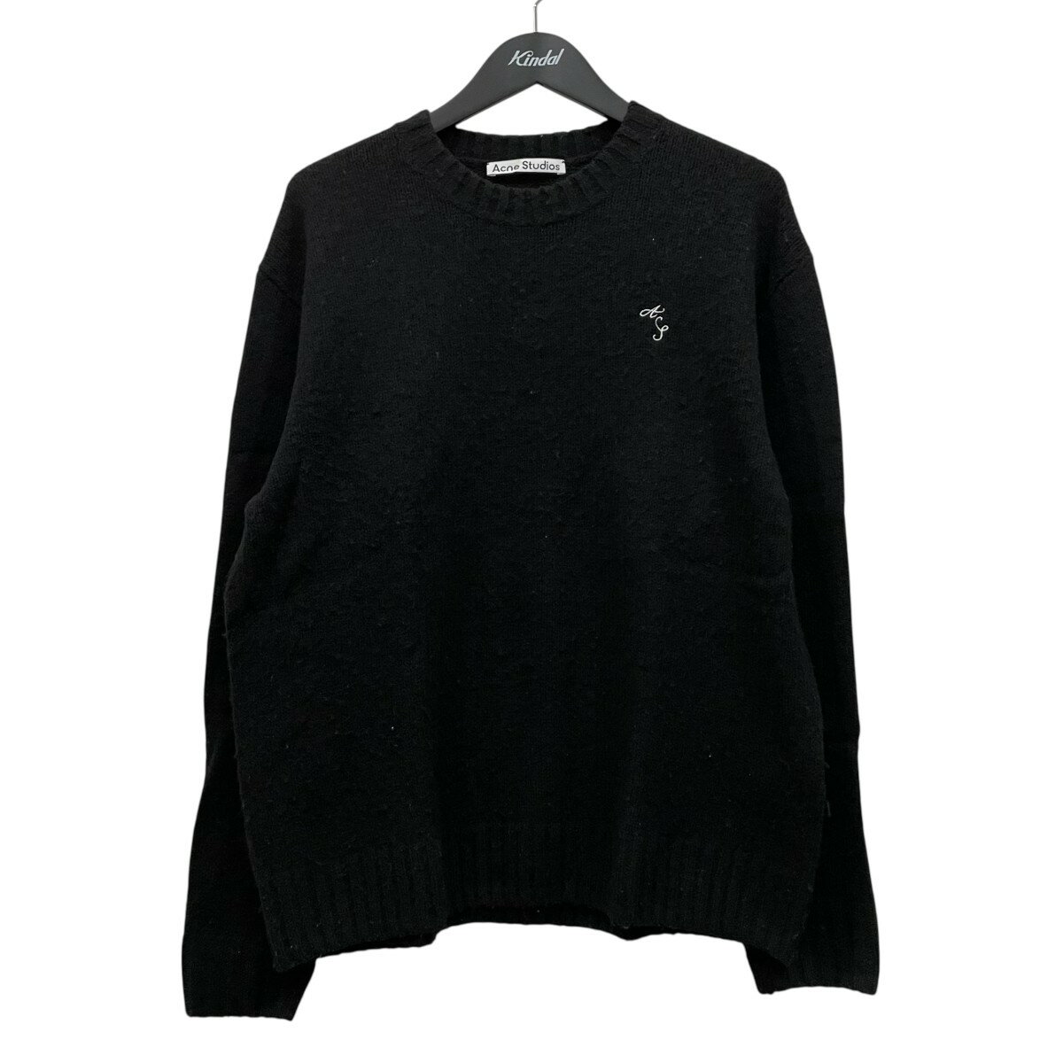 【中古】ACNE STUDIOS　クルーネックニットセーター FN-MN-KNIT000446 ブラック サイズ：L 【281025】（アクネストゥディオズ）(4)