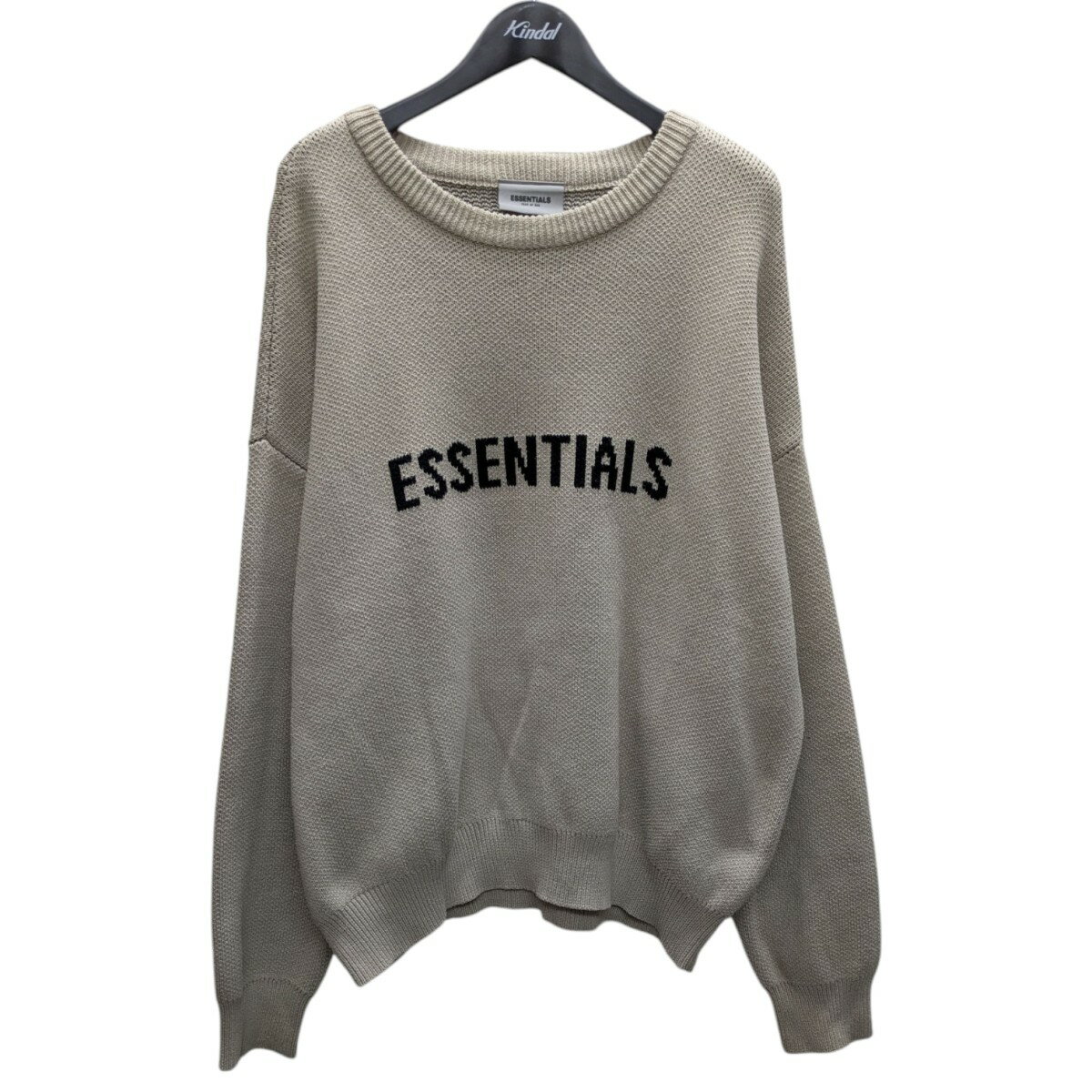ESSENTIALS エッセンシャルズ 前ロゴ コットン ニット セーター