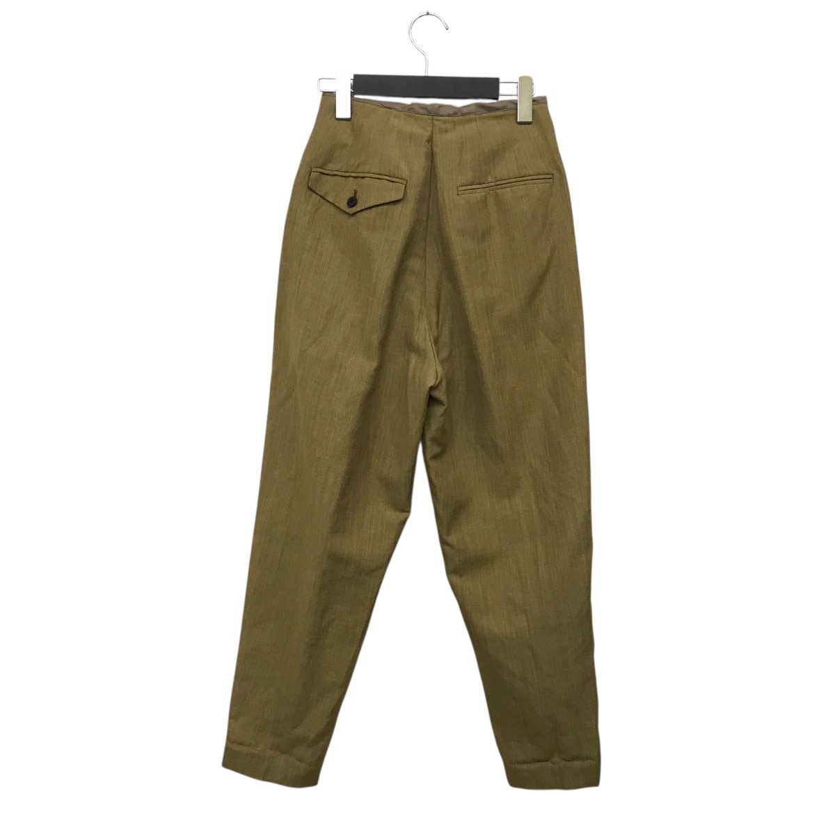 【中古】TOGA PULLA　シャンブレーウール パンツ TP91-FF231 ベージュ サイズ：34 【281025】（トーガプルラ）