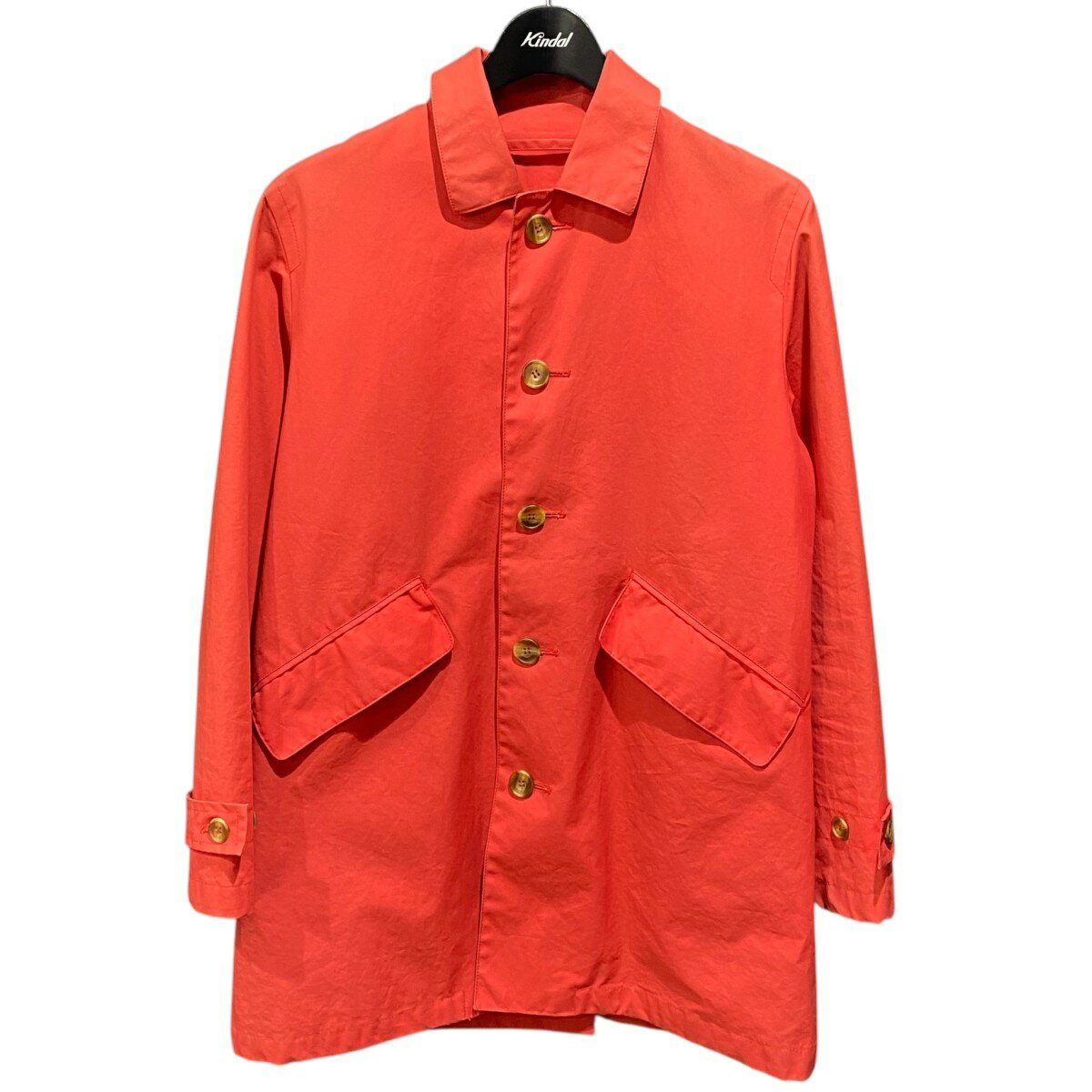 GRENFELL BEGG 赤ウールライナー ステンカラーコート ベージュ 42 コットンウール ステンカラーコート ベージュ | P.S.FA公式通販