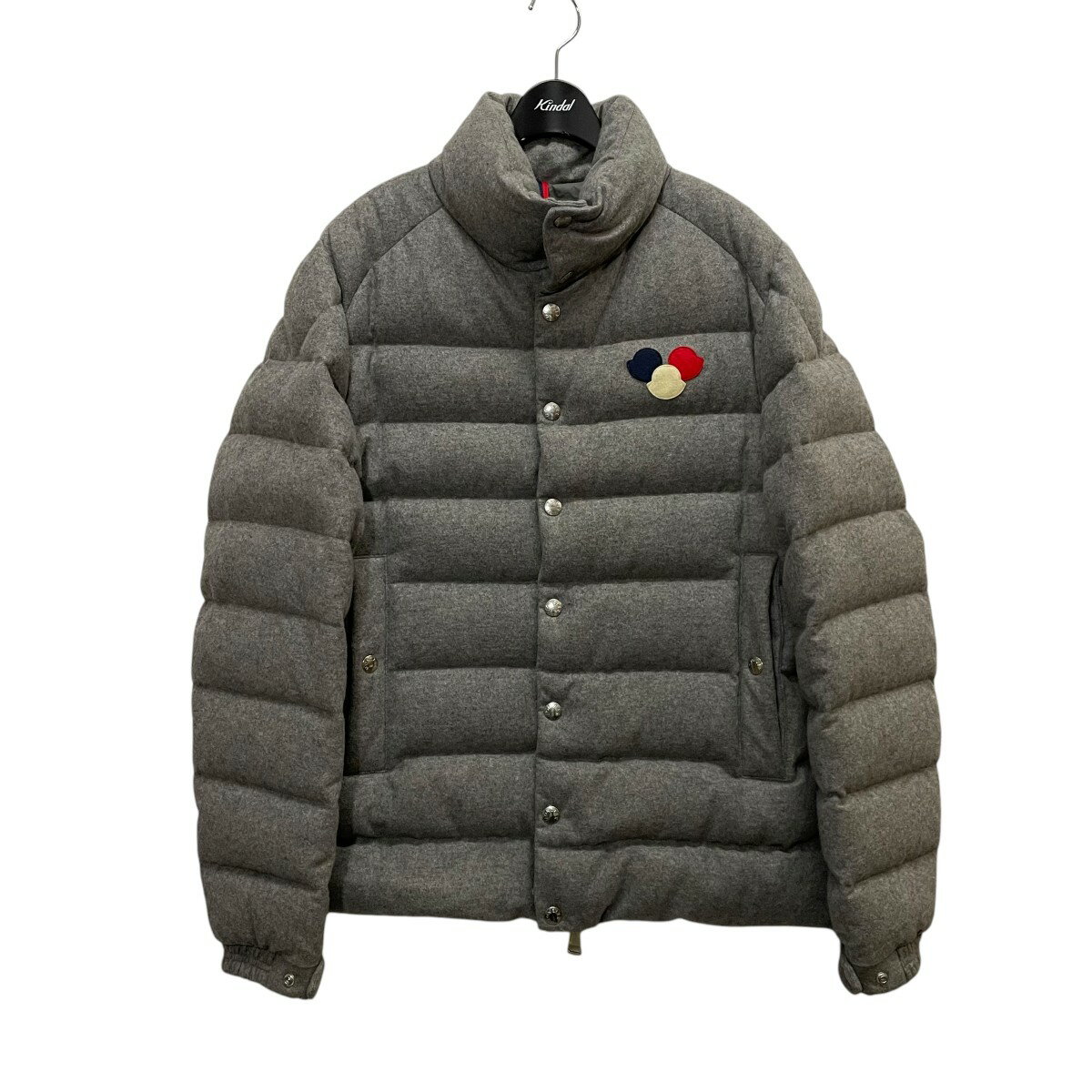 【中古】MONCLERダウンジャケット B20914183500c グレー サイズ：5【価格見直し】