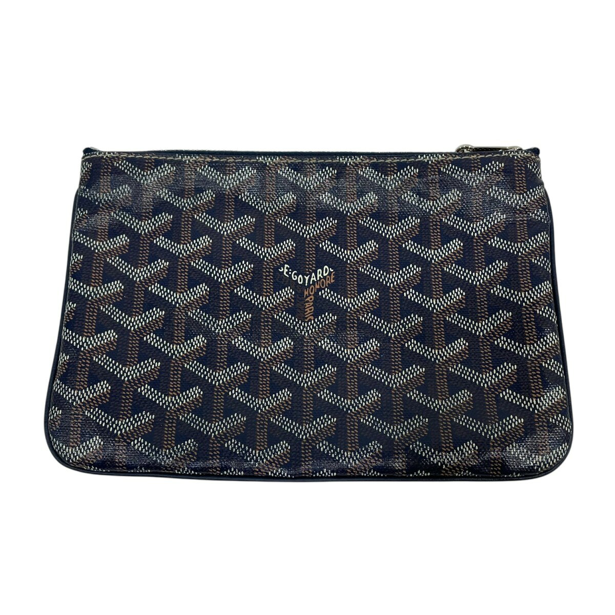 【中古】GOYARDセナPM クラッチバッグ SENAT2PMLTY09CL09P ネイビー【価格見 ...
