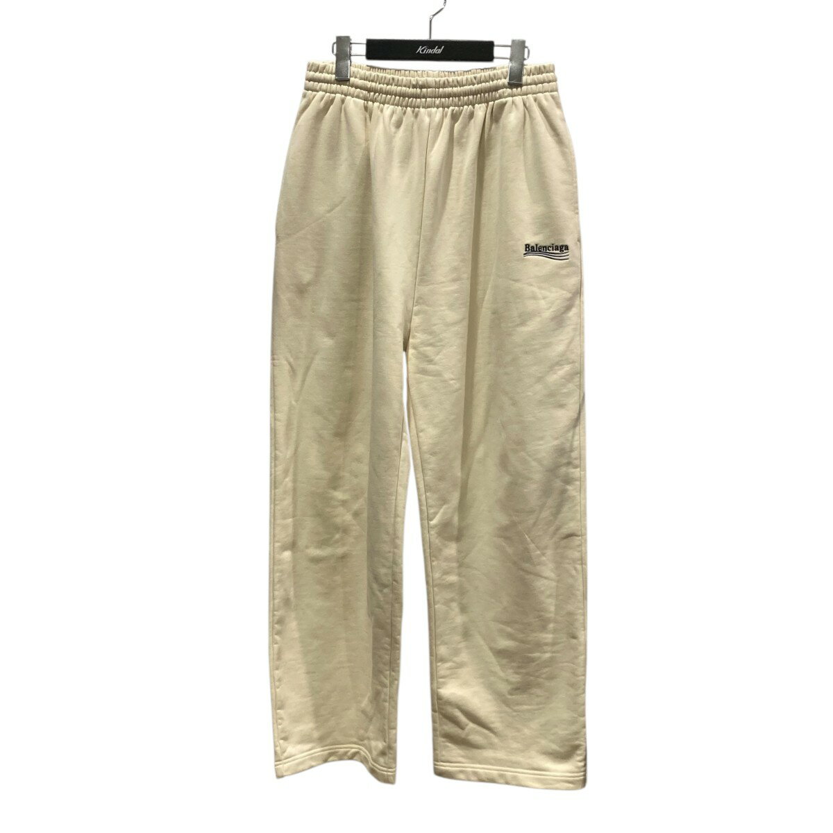 【中古】BALENCIAGAJogging Pants スウェットパンツ 674594 アイボリー サイズ：XS【価格見直し】