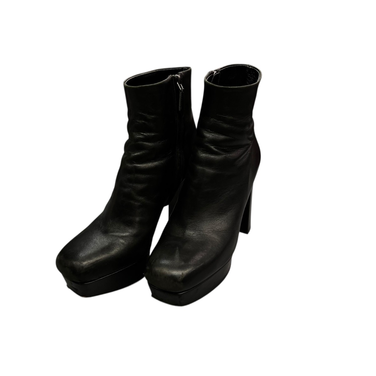 【中古】MIU MIU　ブーツ ブラック サイズ：37 【301025】（ミュウミュウ）(4)