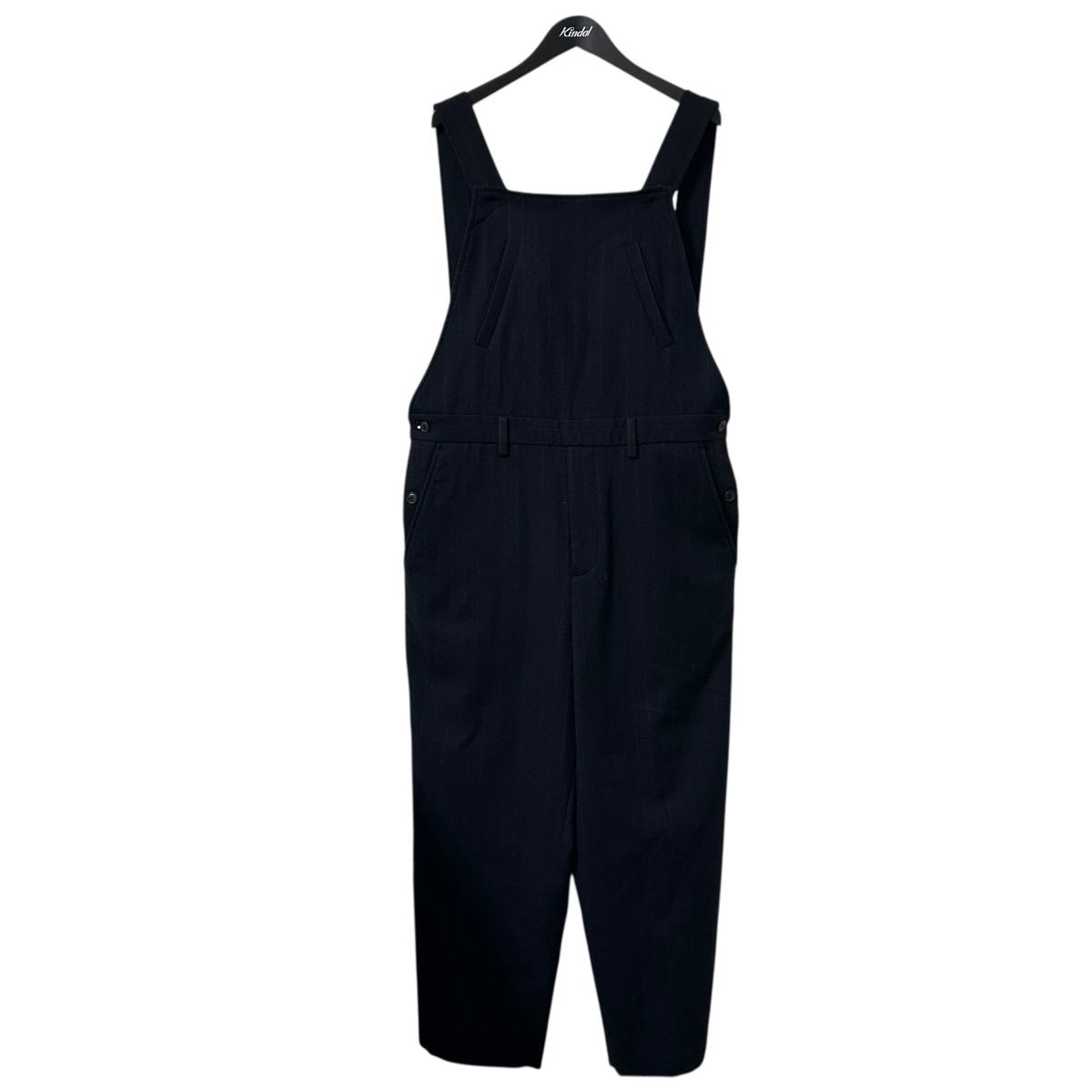 【中古】URU　21AW OVERALL ストライブオーバーオール 21FWS02 ネイビー サイズ：2 【311025】（ウル）