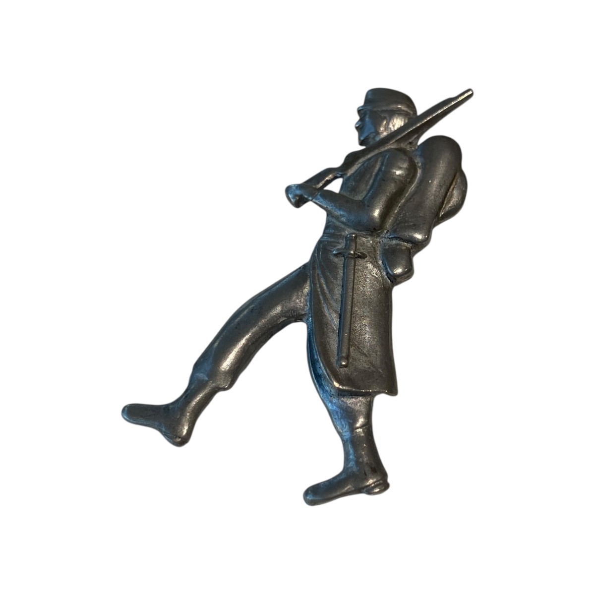 【中古】Yohji Yamamoto pour homme兵隊 メタル ピンバッジ シルバー【価格見直し】