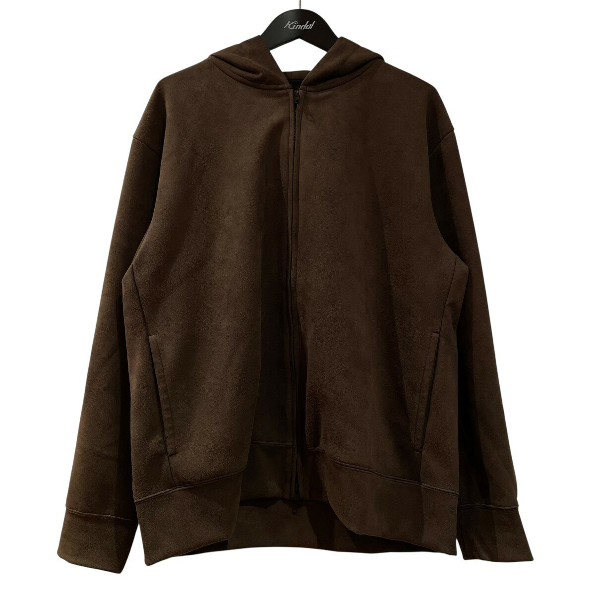 【中古】UNITED TOKYOスエードダンボールジップパーカー ジップパーカー 135223001 ブラウン サイズ：2【価格見直し】