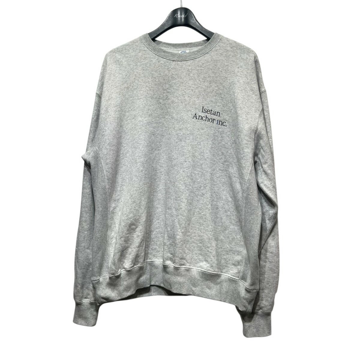 【中古】Anchor inc．×ISETAN　24SS スウェット アッシュグレー サイズ：L 【021125】（アンカー イン..