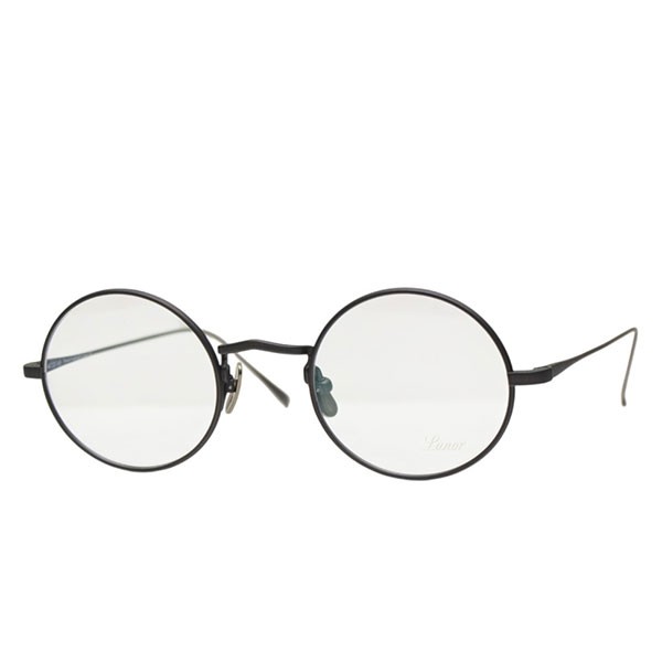 【中古】Lunor　M09 Mod 02　伊達眼鏡　ダテメガネ ブラック×クリアレンズ サイズ：44□22-145 【011125..