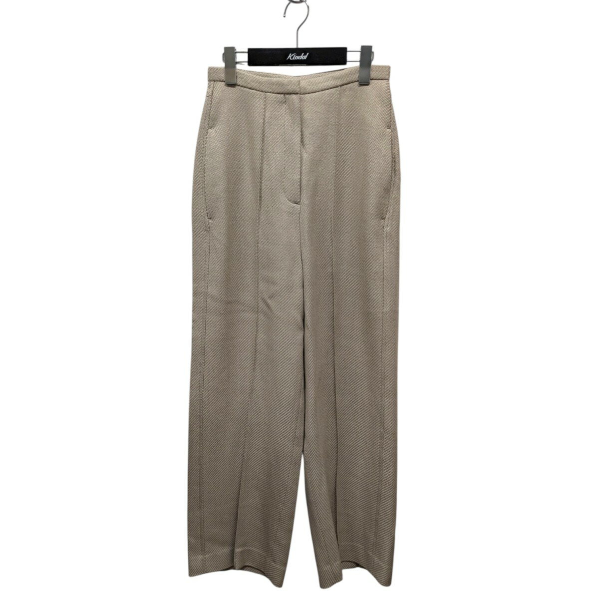 【中古】totemeWIDE BUSINESS TROUSERS パンツ 214-217-700 ベージュ サイズ：34【価格見直し】
