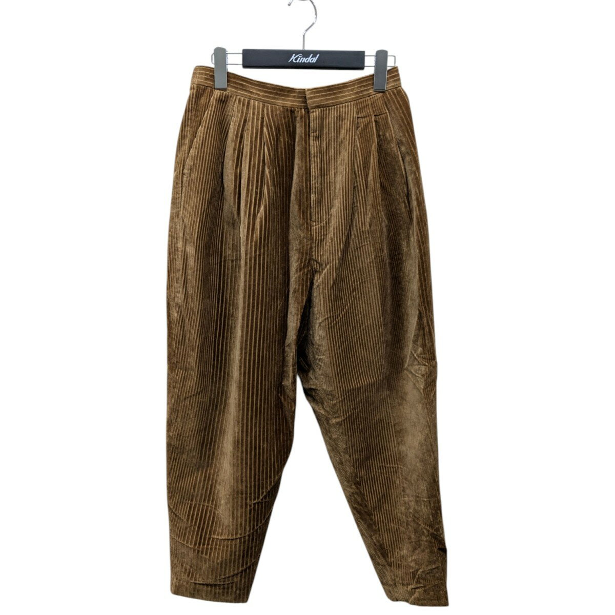 【中古】mina perhonenlampo パンツ コーデュロイパンツ za4522 ブラウン サイズ：36【価格見直し】