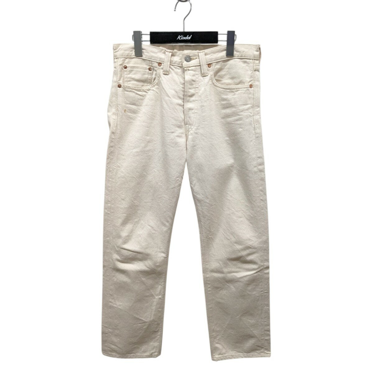 【中古】FULLCOUNTデニムパンツ 1108EC アイボリー サイズ：30【価格見直し】