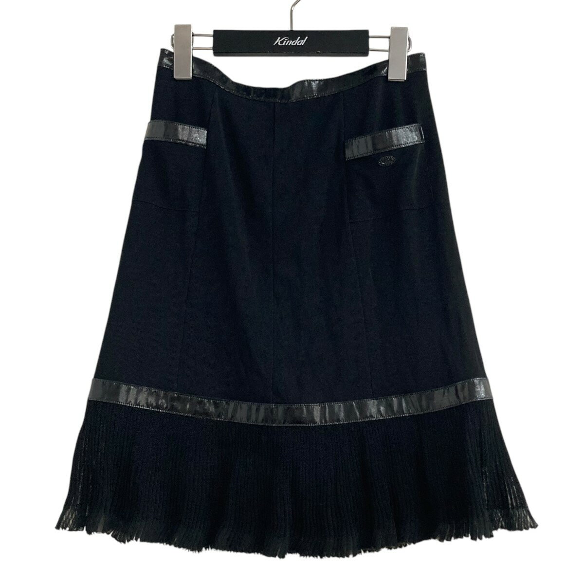 【中古】CHANEL07P スカート P30388K00410 ブラック サイズ：36【価格見直し】