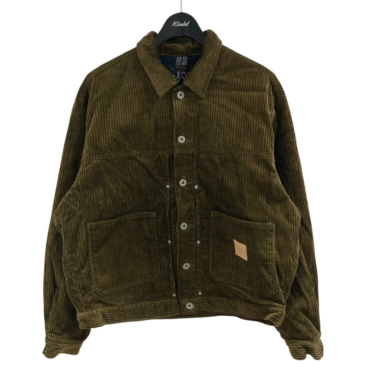 【中古】Willow Pantsコーデュロイジャケット オリーブ サイズ：0【価格見直し】(4)