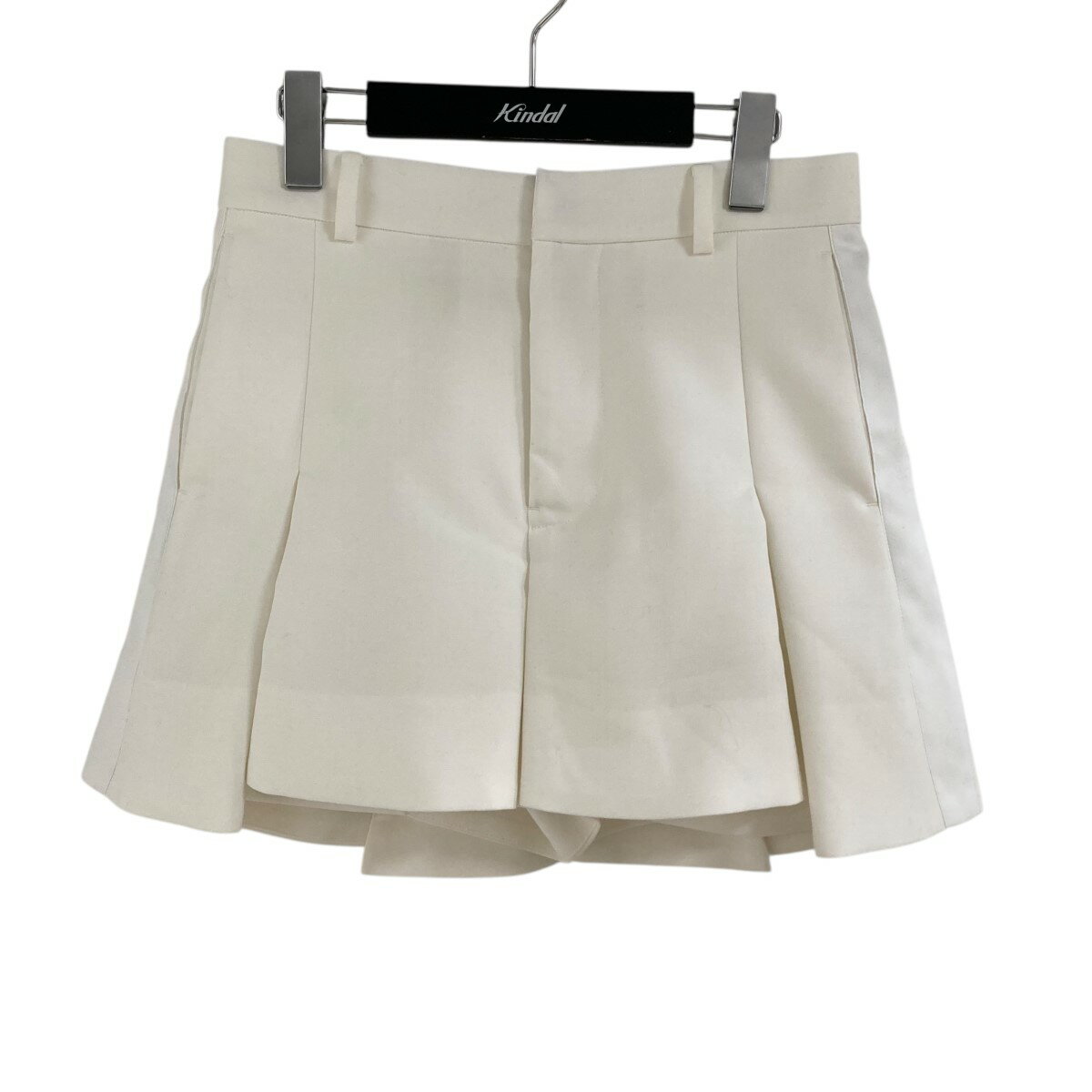 【中古】sacai25SS ショートパンツ 25-07644 ホワイト サイズ：1【価格見直し】