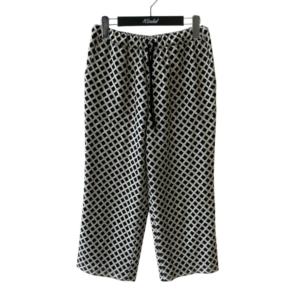 【中古】UNDERCOVERパンツ UC1B1511-2 ブラック×ホワイト サイズ：1【価格見直し】