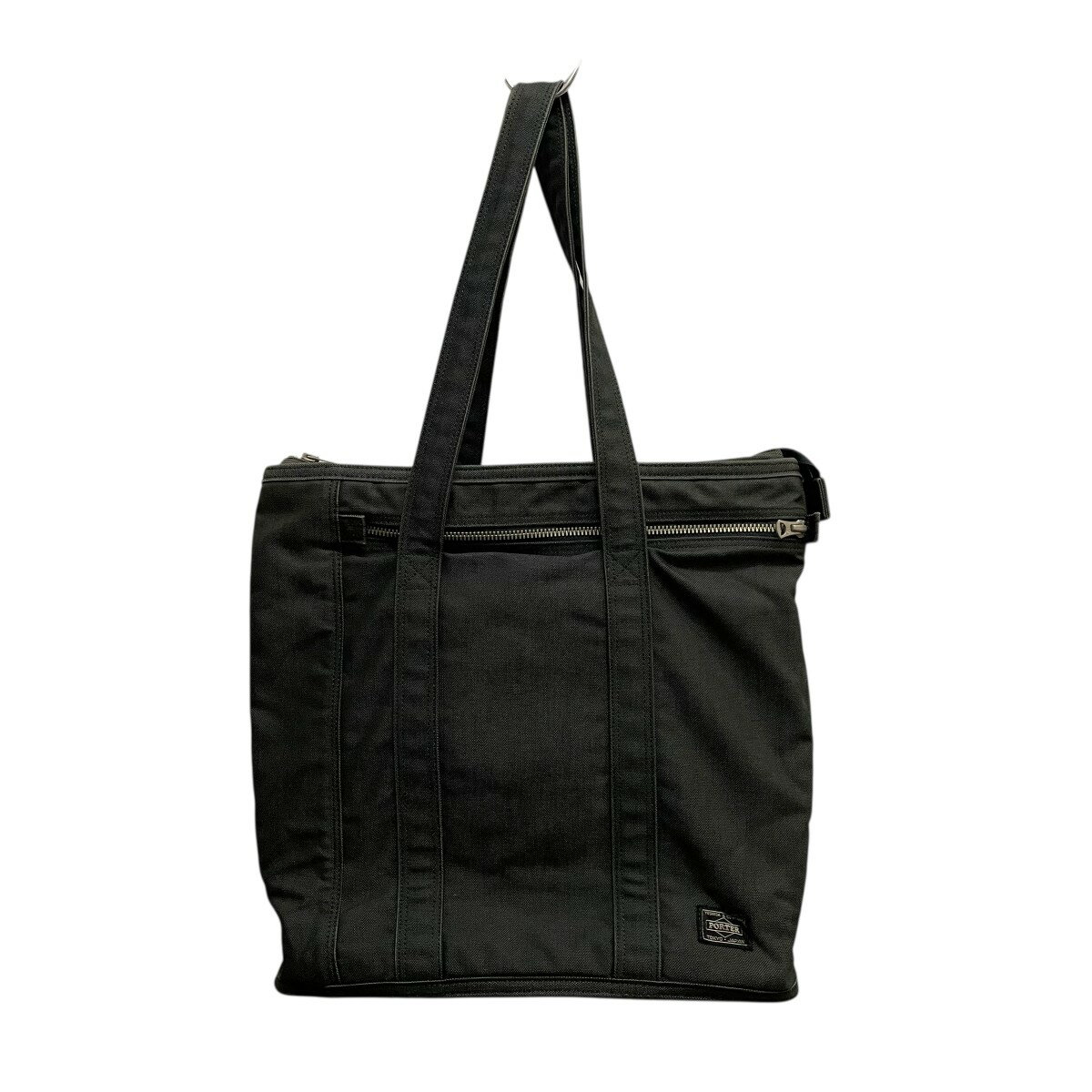 【中古】PORTER　トートバッグ ブラック 【041125】（ポーター）