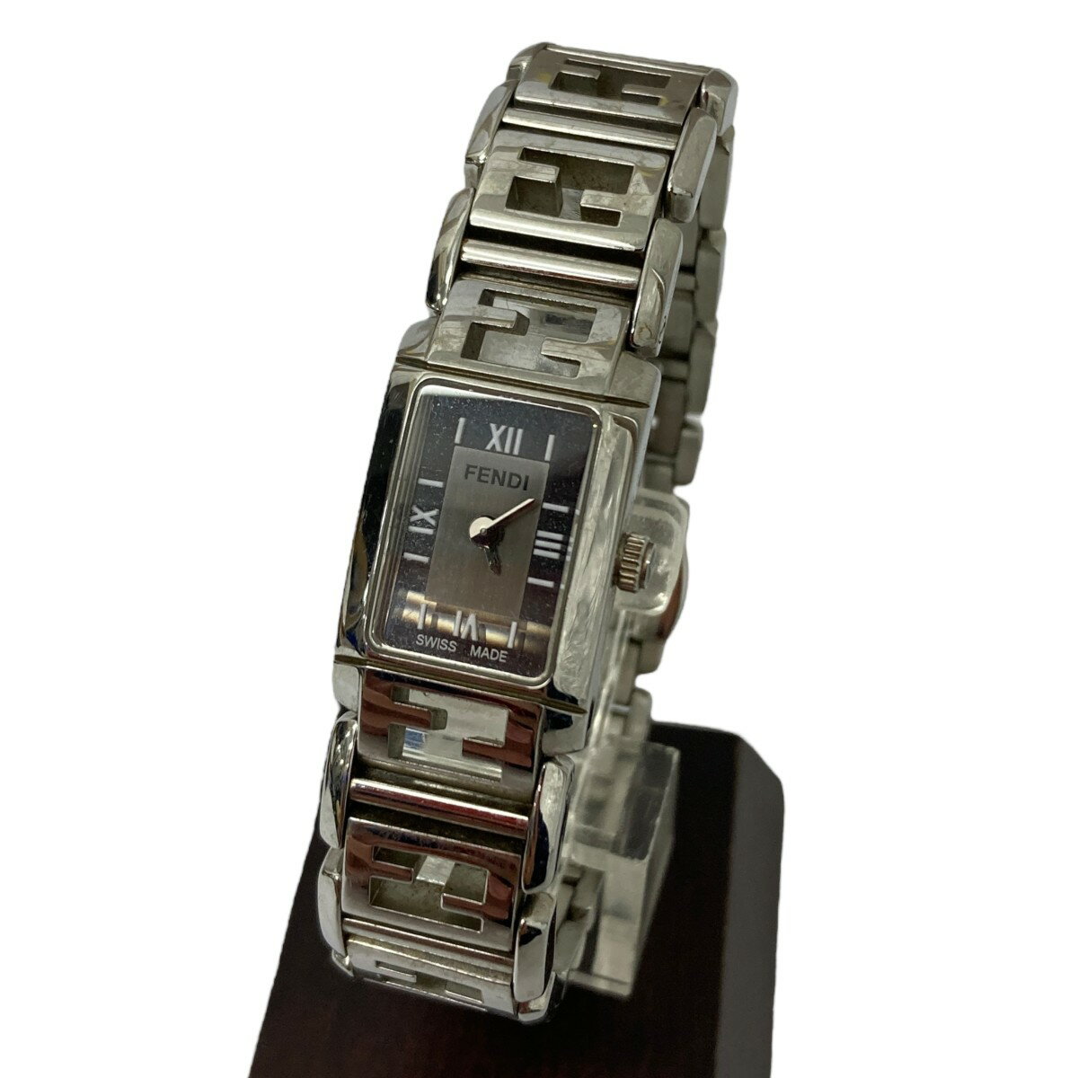 【中古】FENDI フォーエバークォーツ腕時計 シルバー 【041125】（フェンディ）