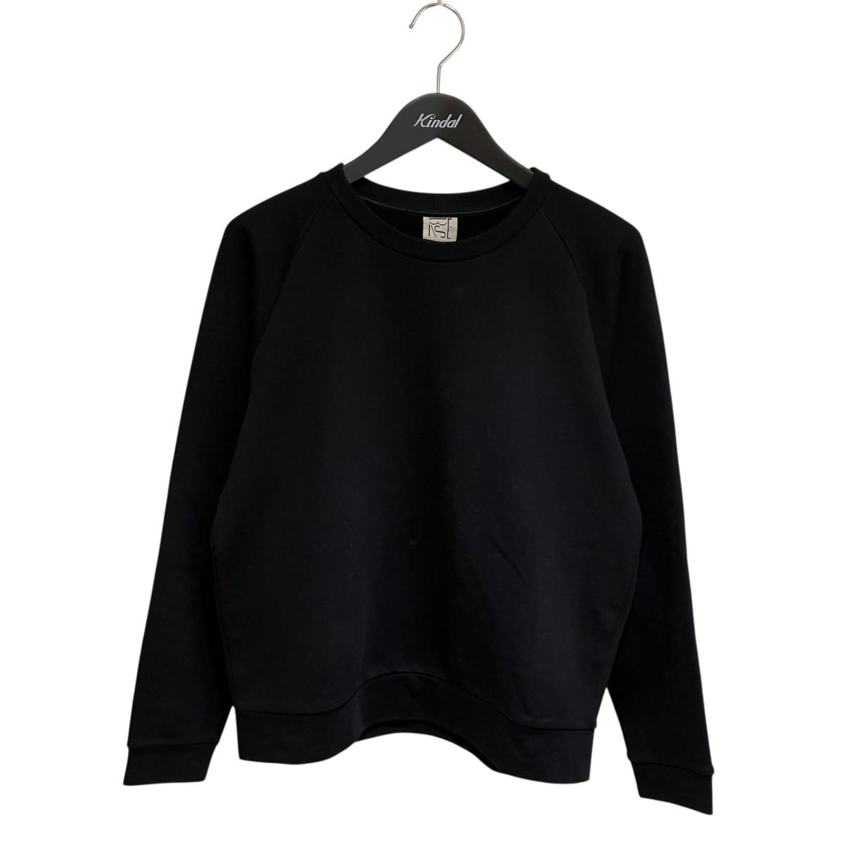 【中古】BASERANGE　MAIN BASICスウェット スウェット 21070910005530 ブラック サイズ：S 【041125】..