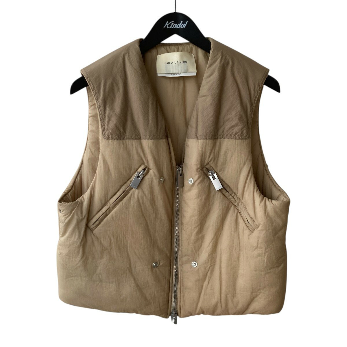 【中古】1017 ALYX 9SM　ダウンベスト ベージュ サイズ：XS 【051125】（アリクス）