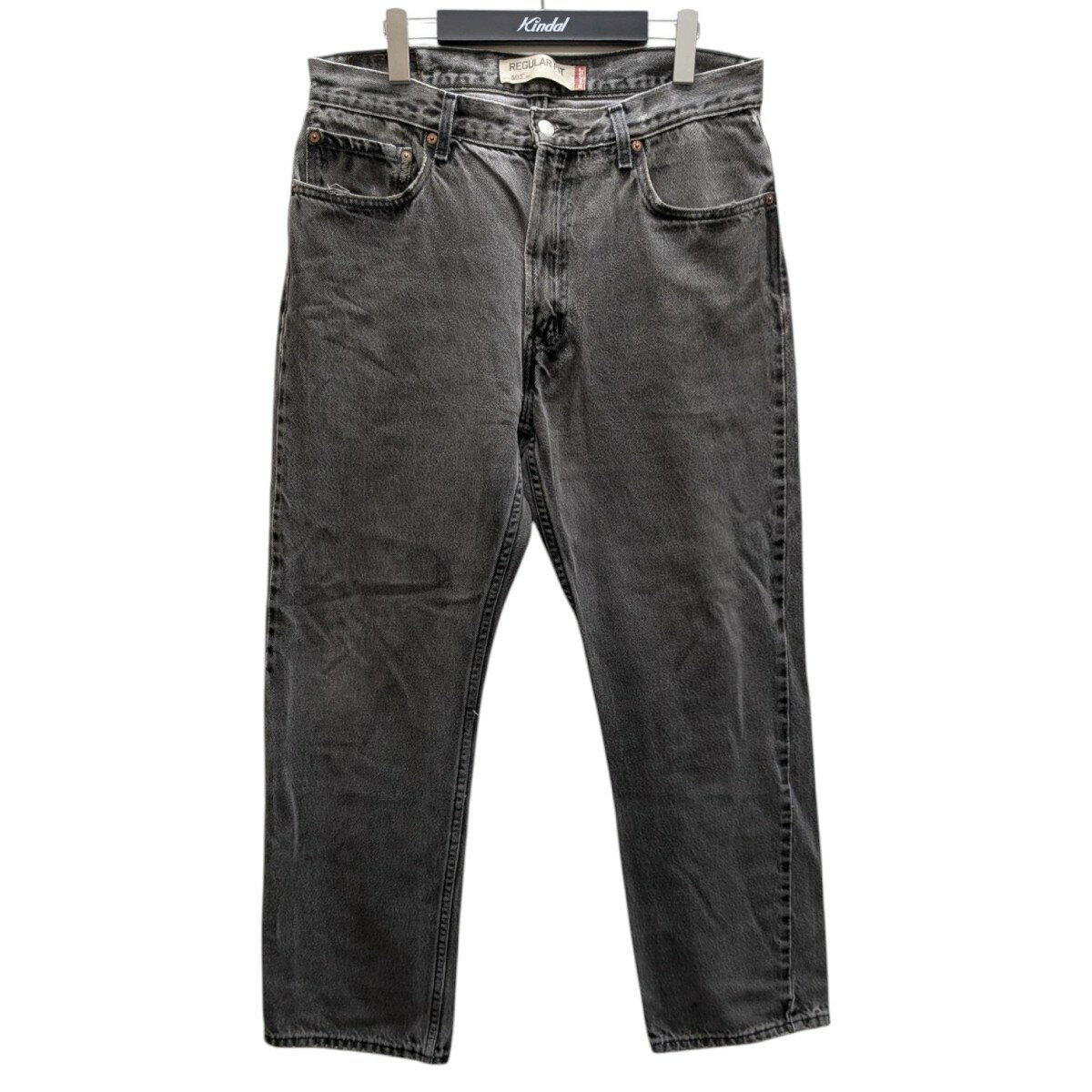 【中古】LEVI’SLevis 505 デニムパンツ／ブラックデニム レギュラーフィット デニムパンツ グレー サイズ：W36 L30【価格見直し】(4)