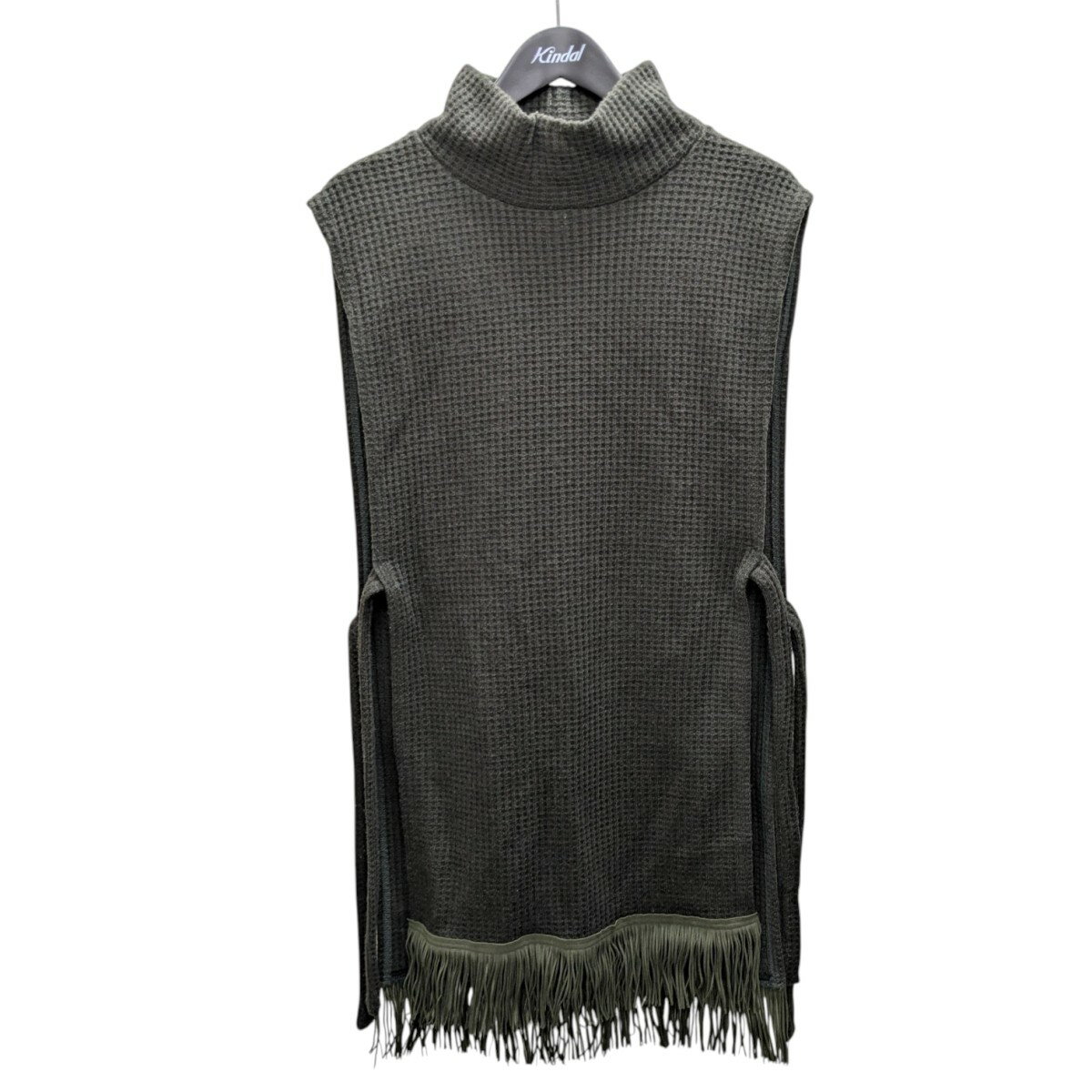 【中古】Edwina Horl　ニットベスト オリーブ サイズ：サイズ表記無し 【051125】（エドウィナホール）