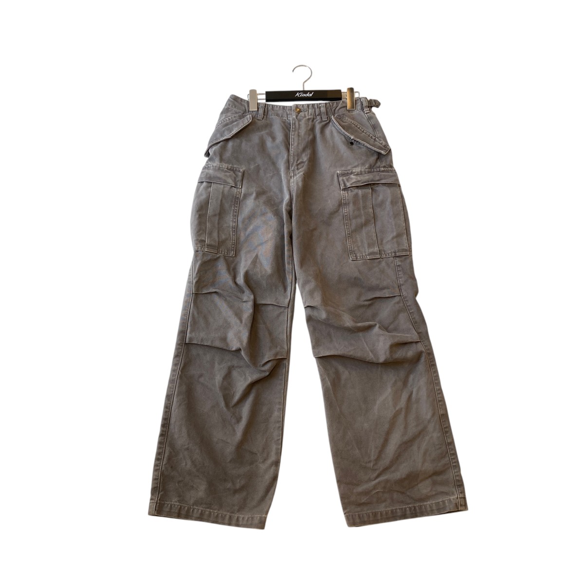【中古】no maintenanceOlive 6 Pocket Baggy Cargo RN171298 グレー サイズ：28【価格見直し】