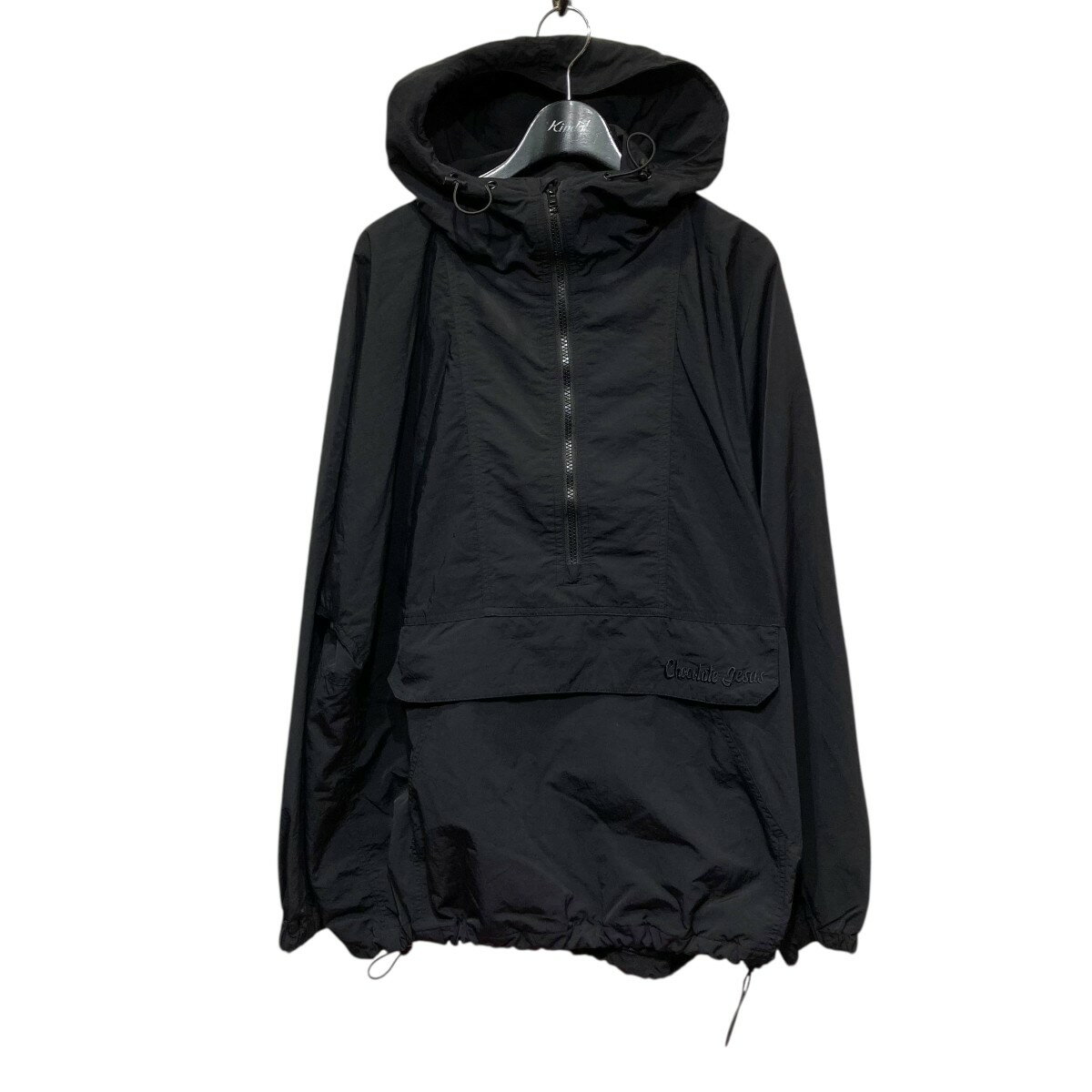 【中古】Chocolate Jesusアノラックジャケット ブラック サイズ：L【価格見直し】