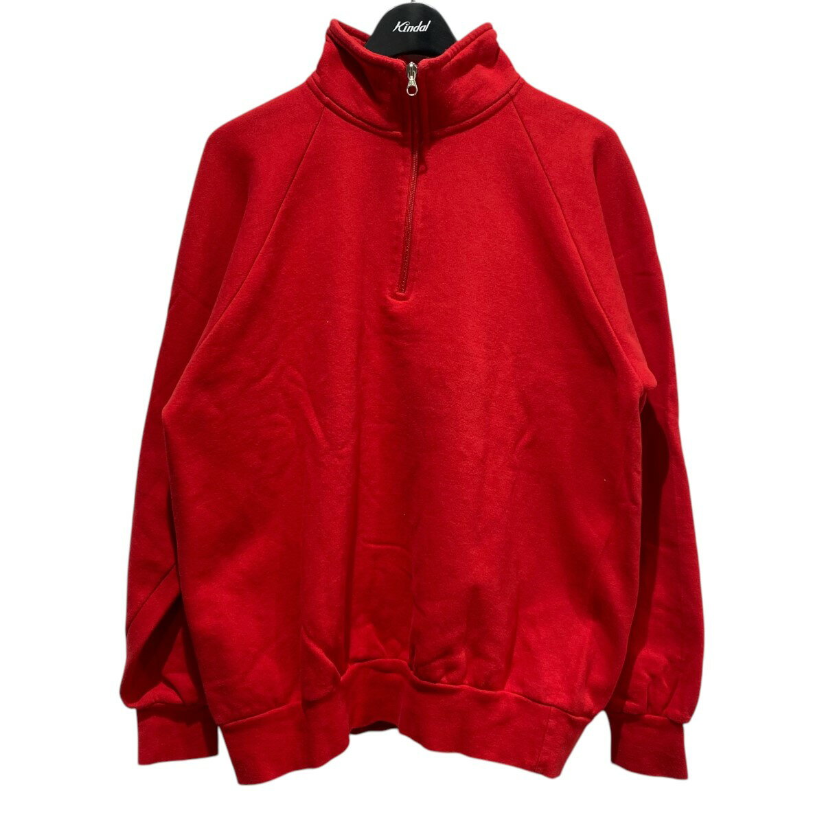 【中古】VESTI　ハーフジップスウェット レッド サイズ：XL 【061125】（ベスティ）(4)