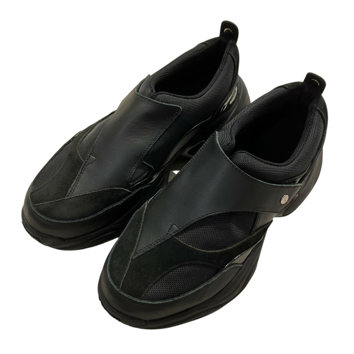 【中古】OAO　SHELL スニーカー 23C-1A10AR4-90P ブラック サイズ：29.0 【081125】（オーエーオー）