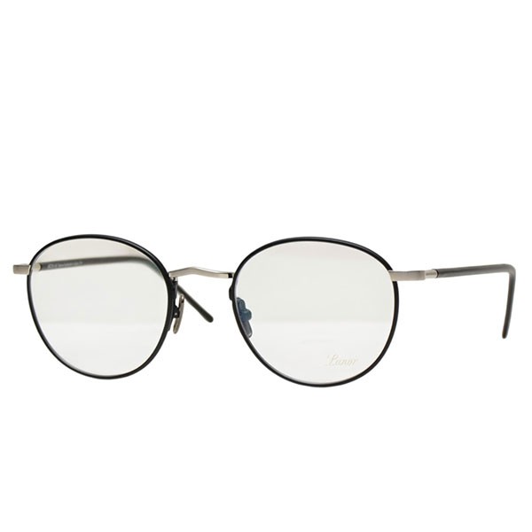 【中古】Lunor　M10 Mod 01 col AS　伊達眼鏡　ダテメガネ ブラック×クリアレンズ サイズ：48□20-145 ..