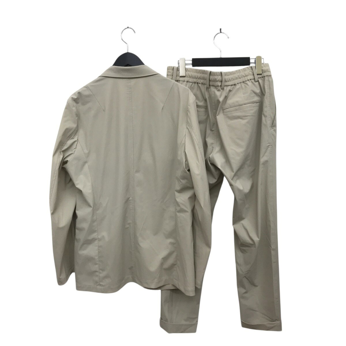 【中古】AKM　STRETCH SEER SUCKER SWING EASY JACKET TM ICE SWING EASY PT スーツ B416／P285 アイボリー サイズ：OL 【091125】（エイケイエム）