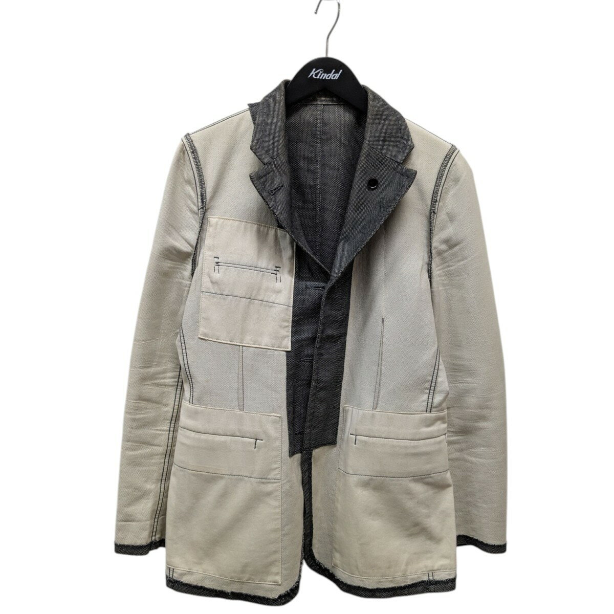 【中古】COMME des GARCONS reversible jacket ジャケット PM-J032 アイボリー サイズ：S 【101125】（コムデギャルソン）