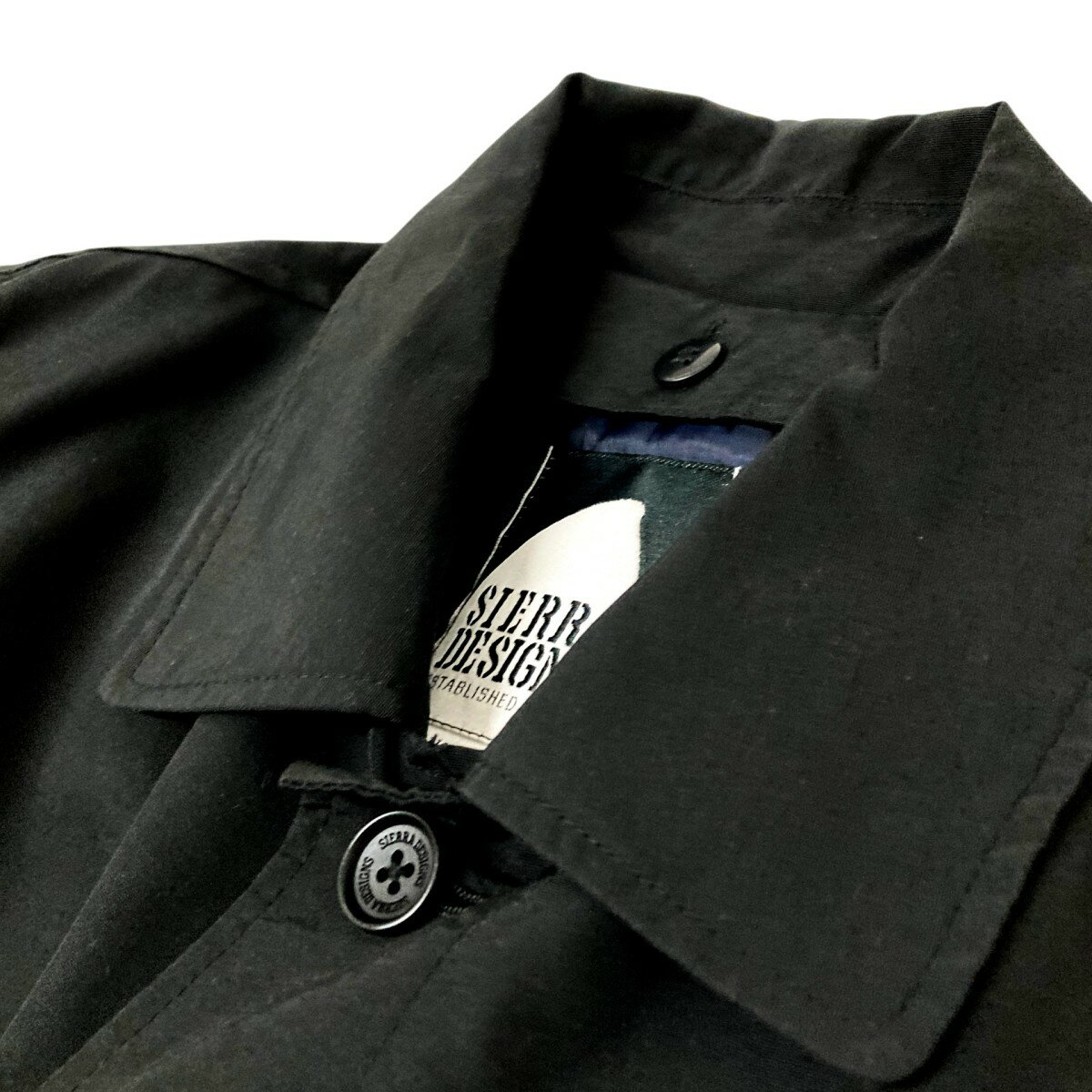 【中古】SIERRA DESIGNS　ステンカラーコート SDTQ18SP 01 ブラック サイズ：M 【101125】（シエラデザインズ）