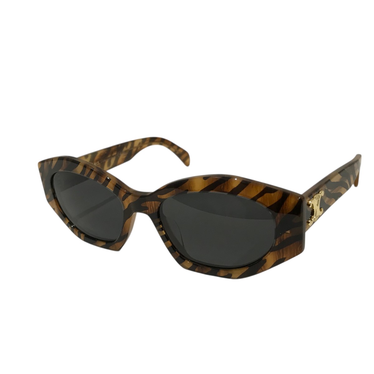 【中古】CELINE　サングラス CL40238U ブラウン サイズ：55□19 145 【101125】（セリーヌ）(4)