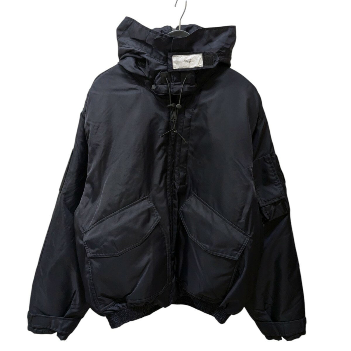 【中古】N．HOOLYWOOD×ALPHA　24AW TEST PRODUCT EXCHANGE 中綿ブルゾン TA0235-9001 ネイビー サイズ：M 【111125】（エヌハリウッド×アルファ）