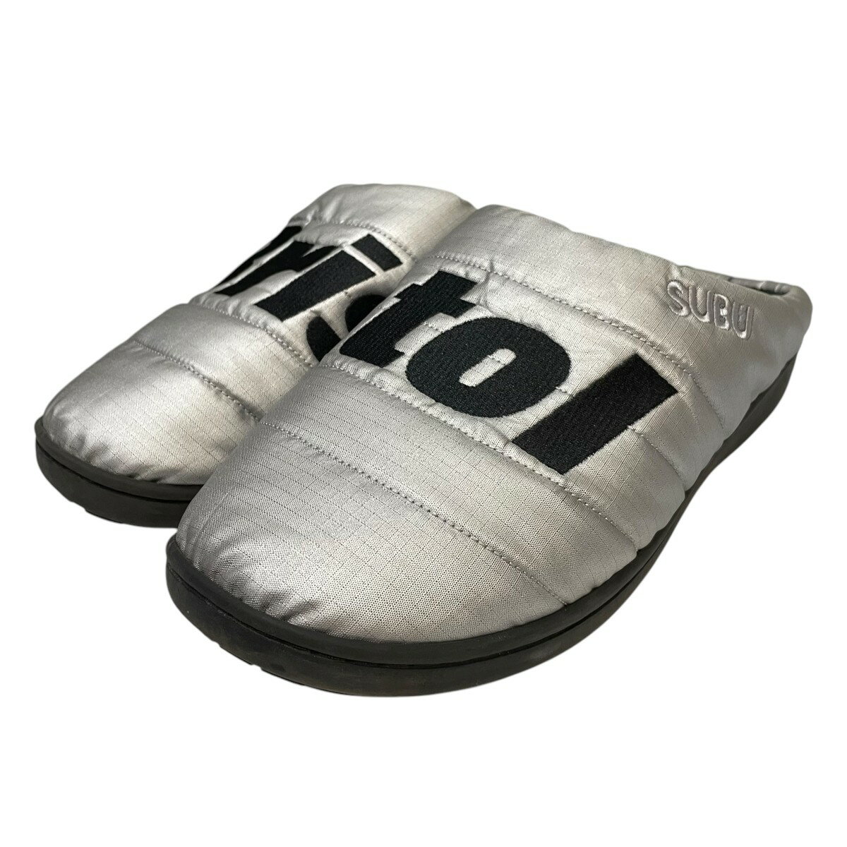 【中古】SUBU 保存袋 ×SOPH． ダウンサンダル FCRB-242140 シルバー サイズ：M 【121125】（スブ）