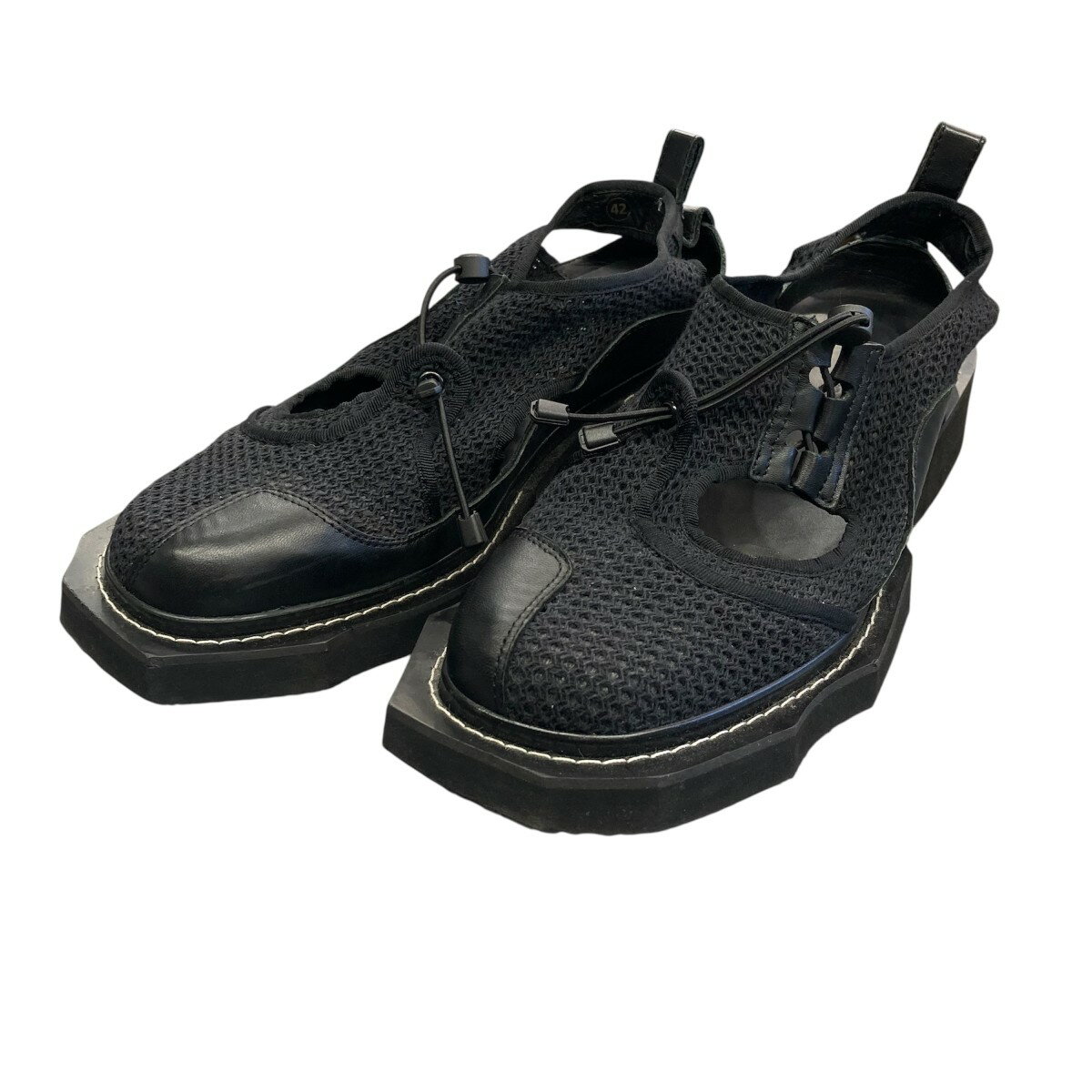 【中古】Henrik Vibskov Riviera サンダル HV24SS084A ブラック サイズ：42 【121125】（ヘンリックヴィブスコブ）