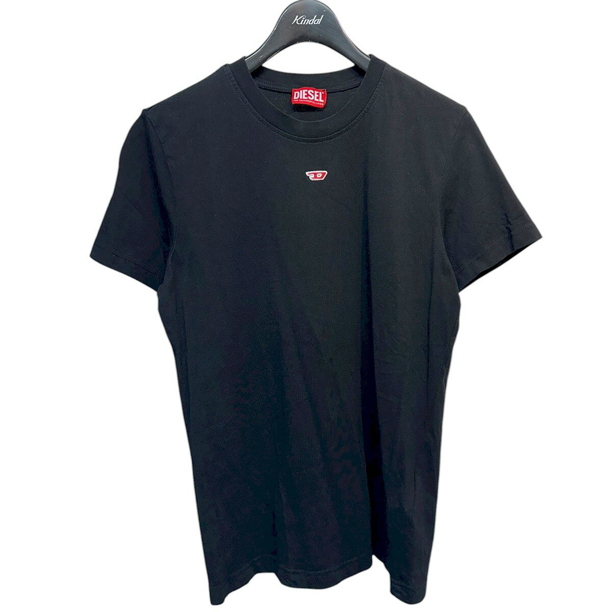 【中古】DIESEL T-Diegor-D ロゴワッペンTシャツ ブラック サイズ：S 【121125】（ディーゼル）