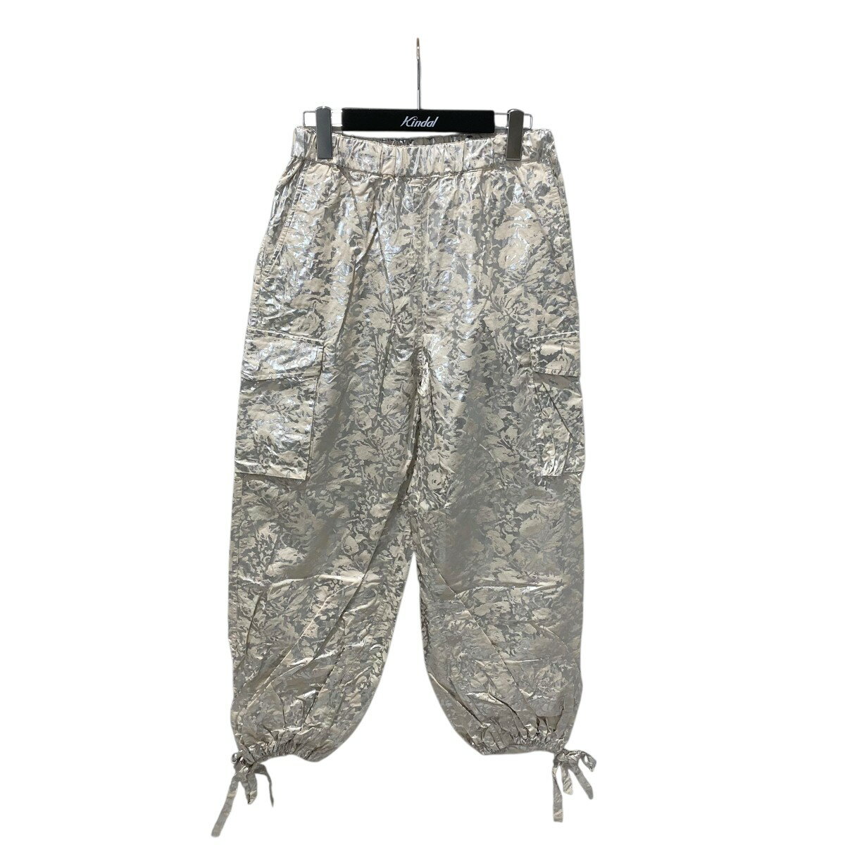 【中古】ERiKOKATORi ribbon volume pants カーゴパンツ EK10-4-2 アイボリー×シルバー サイズ:Free 【131125】...