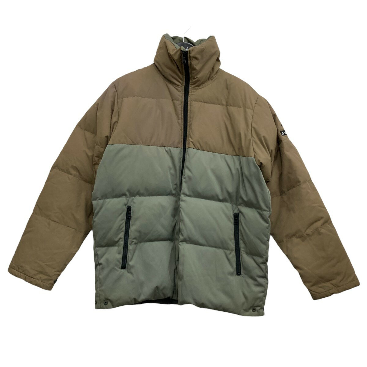 【中古】FACTOTUMテントツイルダウンジャケット カーキ サイズ：44【価格見直し】