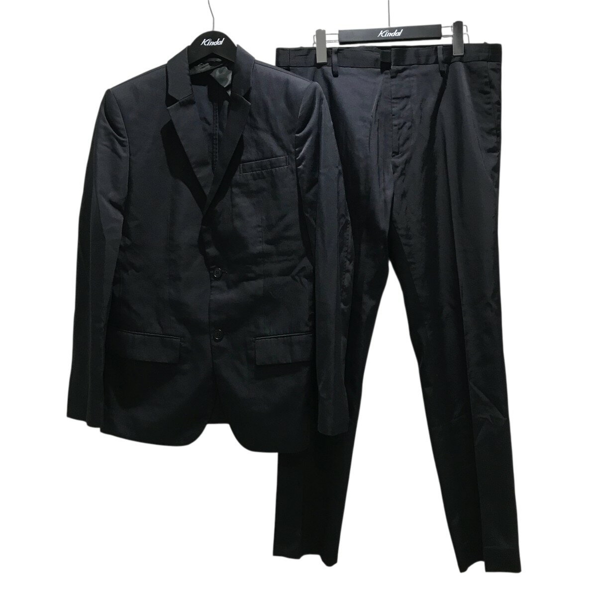 【中古】HELMUT LANG　セットアップスーツ 17-0104538 ダークネイビー サイズ：S/M 【141125】（ヘルムートラング）