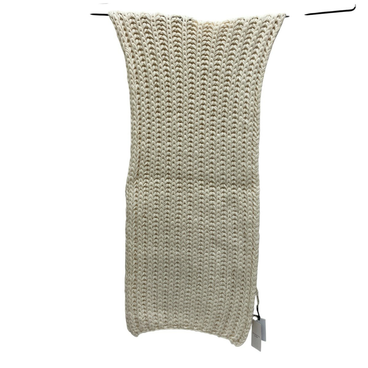 【中古】ASAUCE MELER　スーパーローゲージ チャンキーニットストール 22096939000130 ホワイト 【1611..