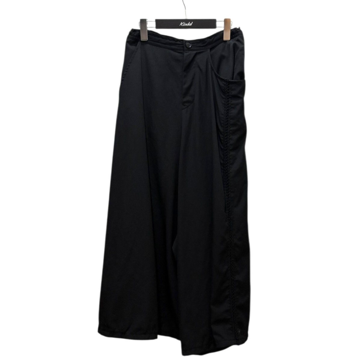【中古】Y’s サイドレーススカートパンツ YK-S07-100 ブラック サイズ:1 【151125】(ワイズ)