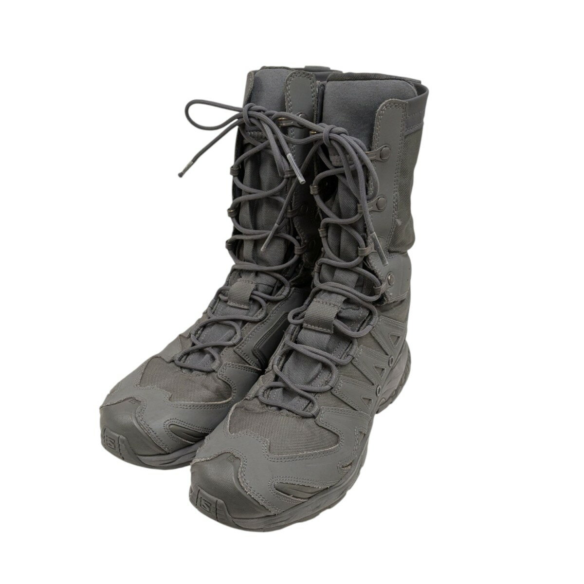 【中古】SALOMON×RIER　TACTICAL BOOTS タクティカルサバイバルブーツ グレー サイズ：26.5cm 【161125..