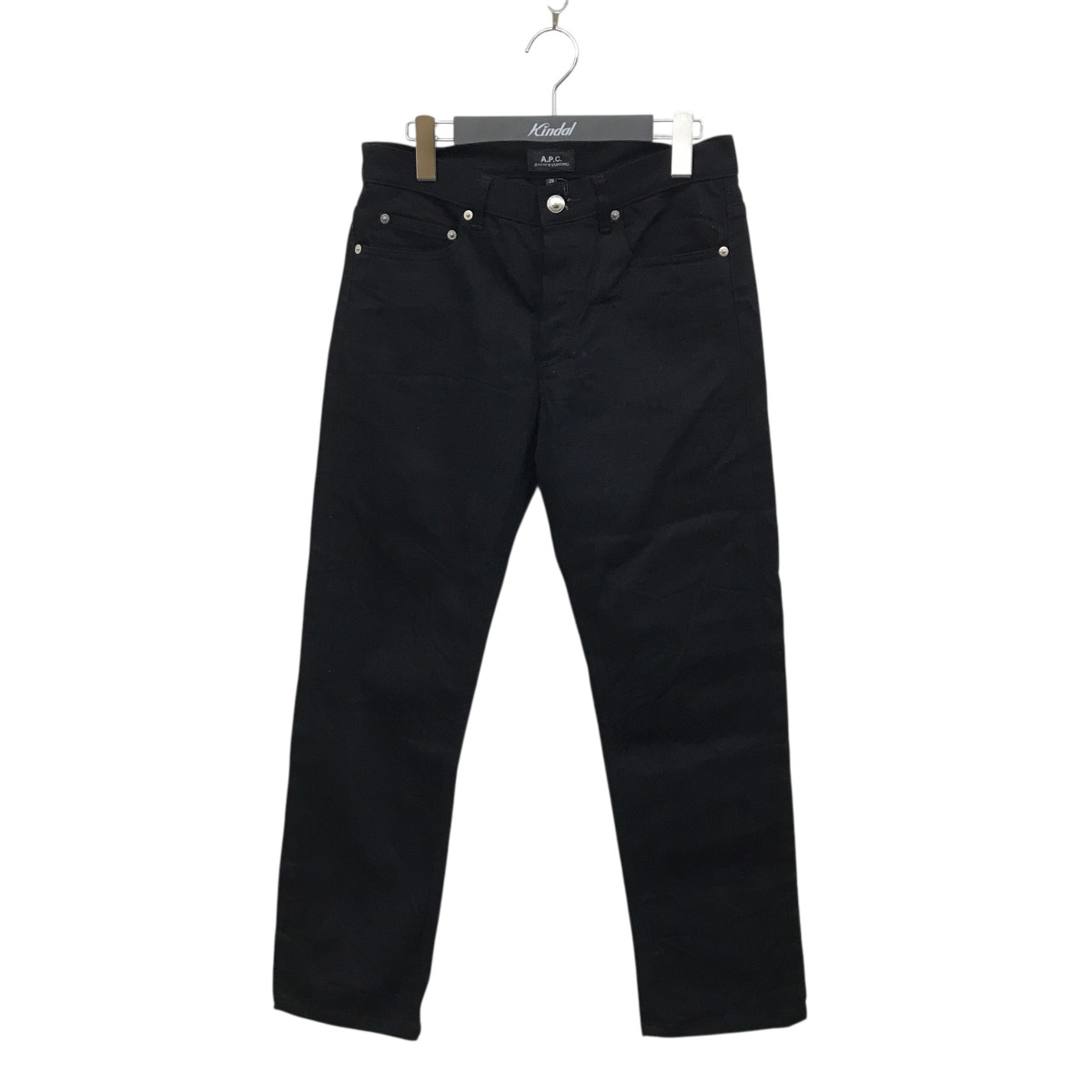 【中古】A．P．C．　ブラックデニム 0722 ブラック サイズ：29 【171125】（アーペーセー）